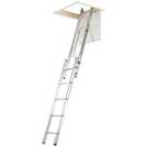 Werner 2 section aluminium loft ladder 2.69m extended height (British brand)