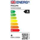 Philips 4W - 60W LED ES light bulb, imported from the UK
