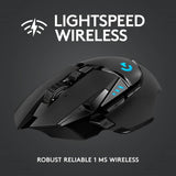 Logitech G502 Hero Lightspeed wireless gaming mouse, imported from the UK