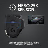 Logitech G502 Hero Lightspeed wireless gaming mouse, imported from the UK