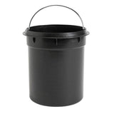 Argos Home 3 litre bathroom pedal bin black, imported from the UK