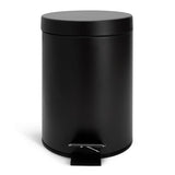 Argos Home 3 litre bathroom pedal bin black, imported from the UK