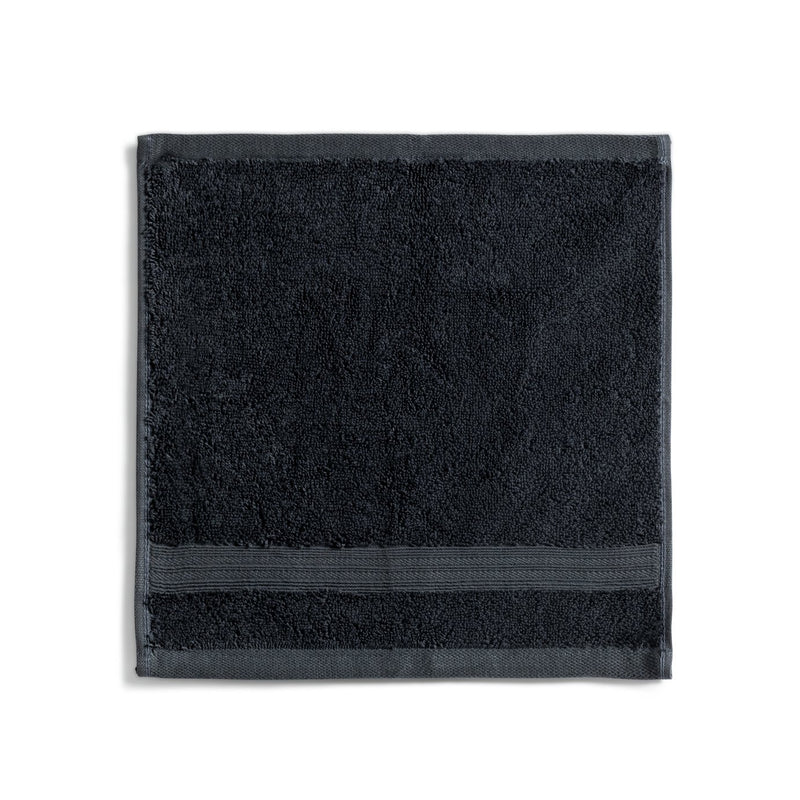 Habitat Egyptian Cotton 2 Piece Face Cloths - Slate Grey