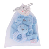 Tiny Treasures Blue Bear doll accessory set (British brand)