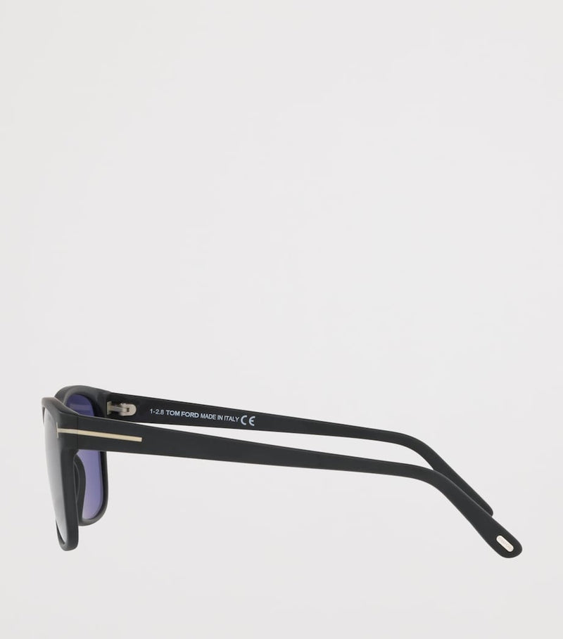 TOM FORD Giulio rectangle sunglasses glossy acetate - British product