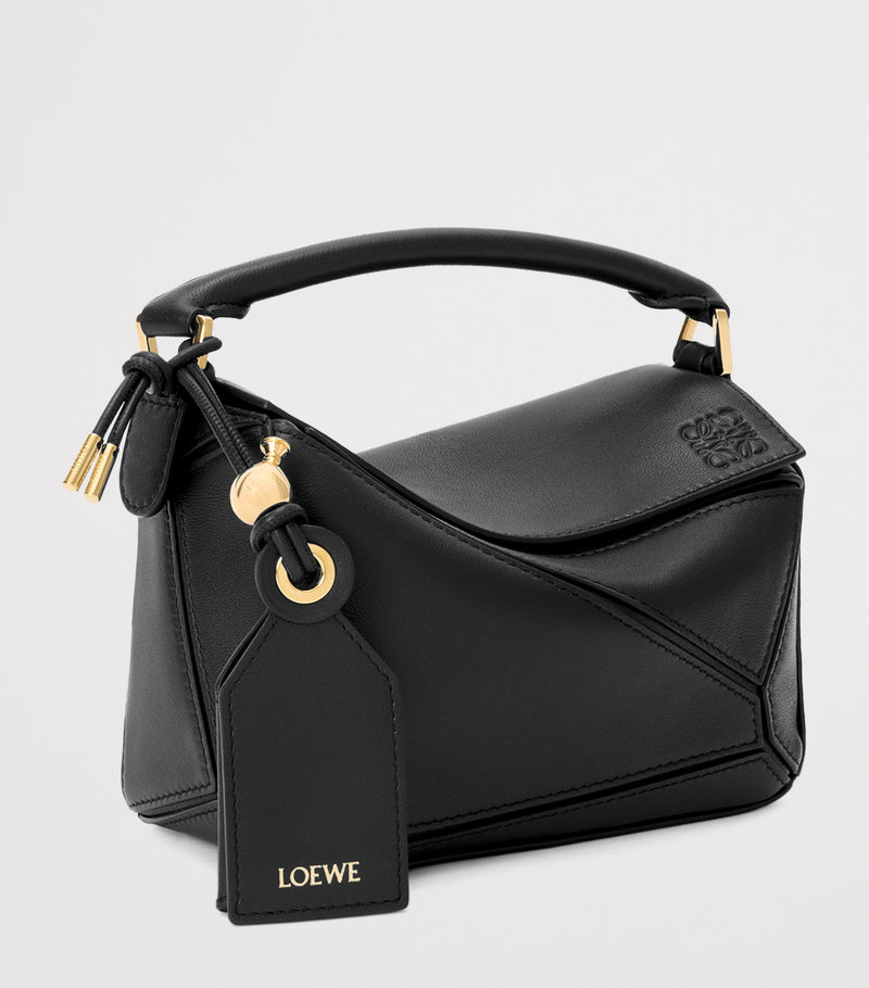 LOEWE Puzzle mini lambskin top-handle bag, UK version