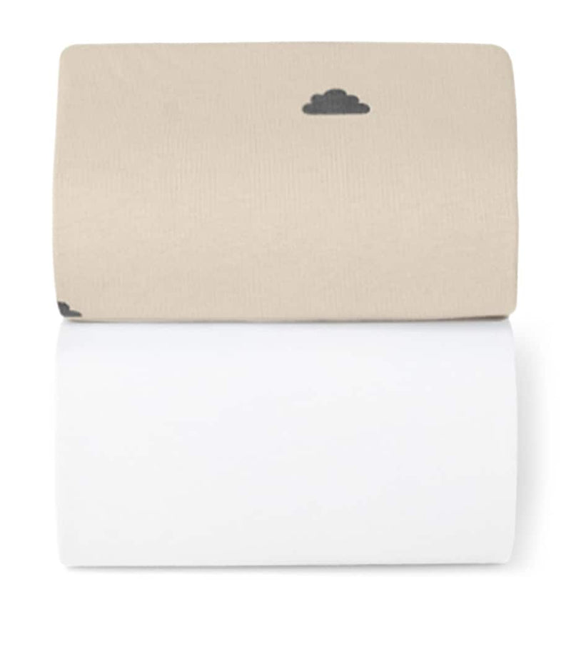 Snüz jersey cotton cotbed sheets pack of 2 70x140cm (British brand)