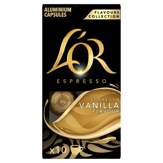 L'OR Espresso Vanilla Flavour Coffee Capsules x10 GOODS Sainsburys   