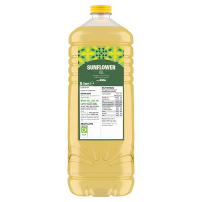 ASDA sunflower oil 3 litres - British product