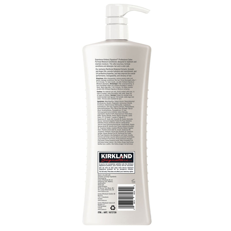 Kirkland Signature Moisture Conditioner 1L, UK version