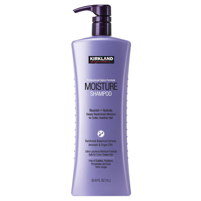Costco UK Kirkland Signature Moisture Shampoo Moisturising Shampoo 1L- Buy online at McGrocer