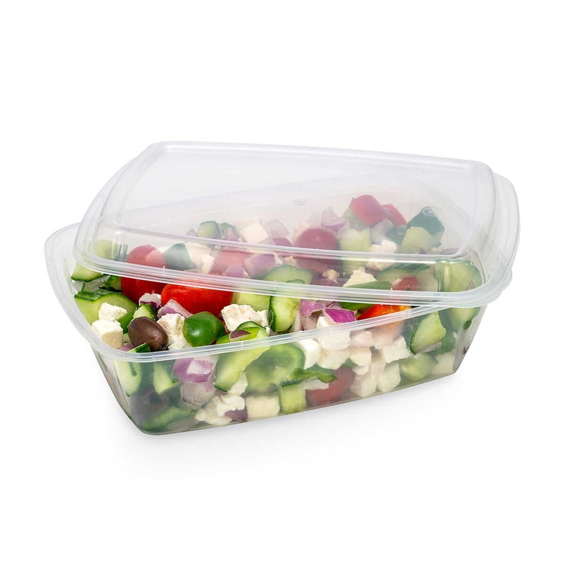 Cafe Express plastic food storage containers and lids, 42 pack, 38oz - British product
