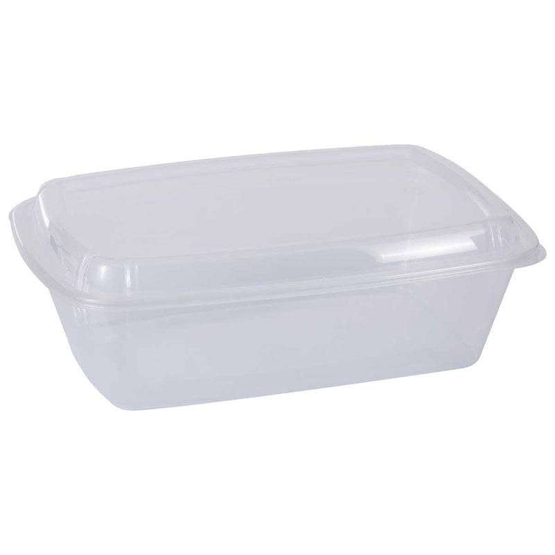 Cafe Express plastic food storage containers and lids, 42 pack, 38oz - British product