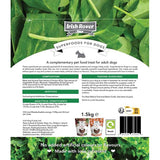 Irish Rover Chicken with Spinach and Kale dog treats 1.5kg, imported from the UK