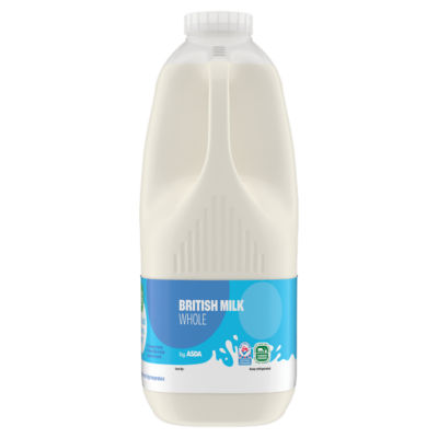 ASDA Britische Vollmilch 6 Pints
