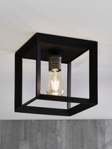 Next Black Brooklyn Flush Ceiling Light- Buy online at McGrocer