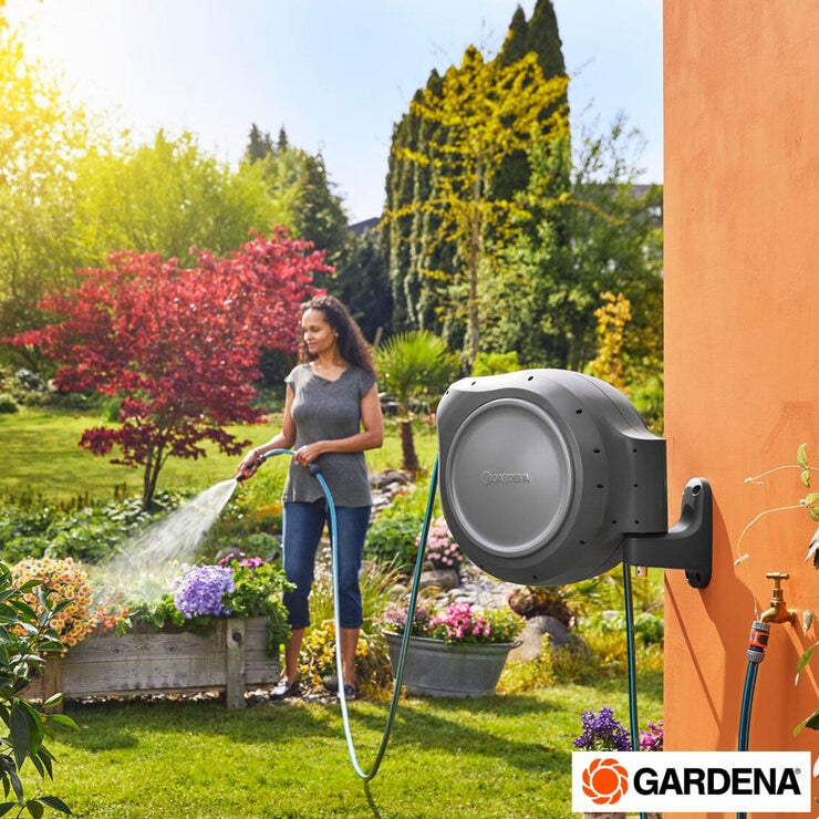 Gardena wall-mounted hose box 30m, imported from the UK