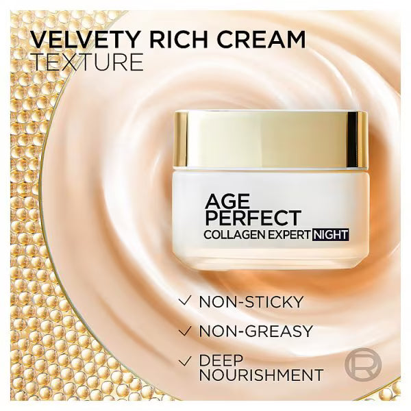 L'Oreal Paris night cream collagen expert 50ml, UK version