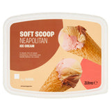 Crème glacée napolitaine ASDA à la boule molle 2 litres