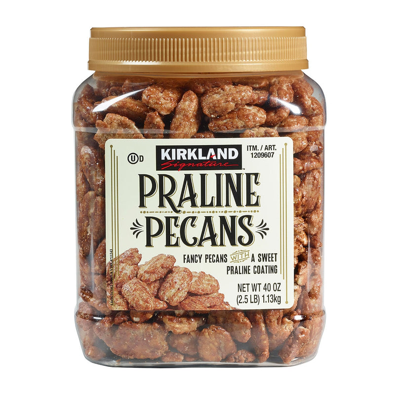 Kirkland Signature praline pecans 1.13kg, UK version