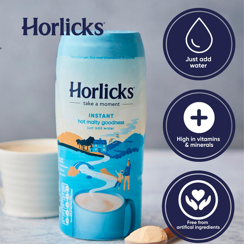 Horlicks Instant Malt 400g jar (British brand)