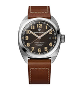 Harrods Bremont Stainless Steel and Leather Terra Nova Field Watch 40.5mm- Buy online at McGrocer