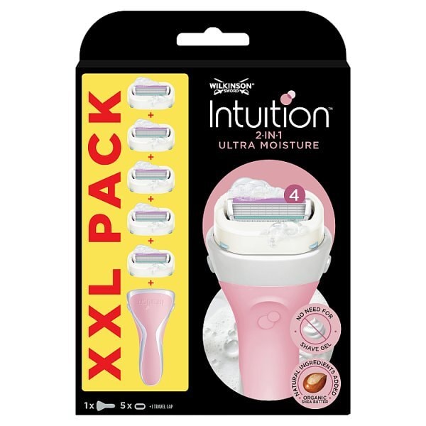 Wilkinson Sword Intuition Ultra Moisture Pack + 5 Refills GOODS Superdrug