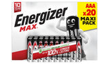 Argos Energizer Max Alkaline AAA Batteries Pack of 20- Buy online at McGrocer