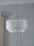 Clear Ella easy fit lamp shade - UK version