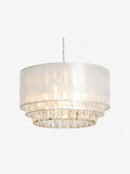 Clear Ella easy fit lamp shade - UK version