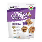 Costco UK Innofoods Organic Coconut Keto Clusters with Super Seeds Snack 500g- Buy online at McGrocer