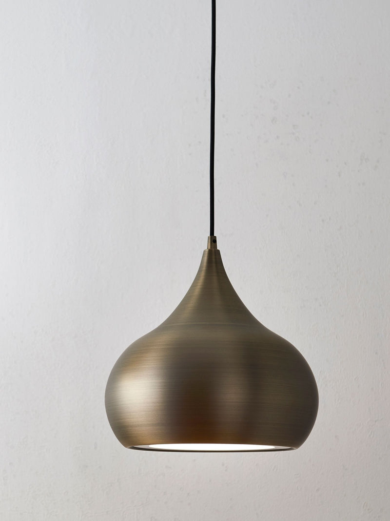 Gallery Home ceiling light pendant Brass Pierce, imported from the UK