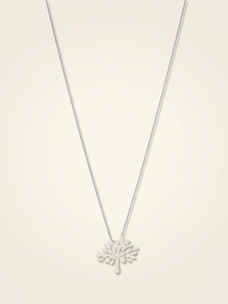 Mulberry Tree pendant necklace in sterling silver - British product
