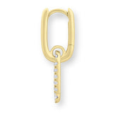 Costco Yellow Gold Diamond Earrings 0.52ctw, imported from the UK