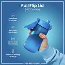 Ion8 blue water bottle 350ml, UK version