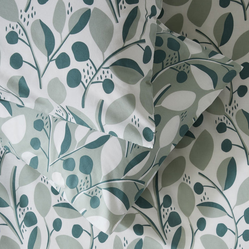 Argos Home Modern Scandi Floral Green bedding set Single - British product