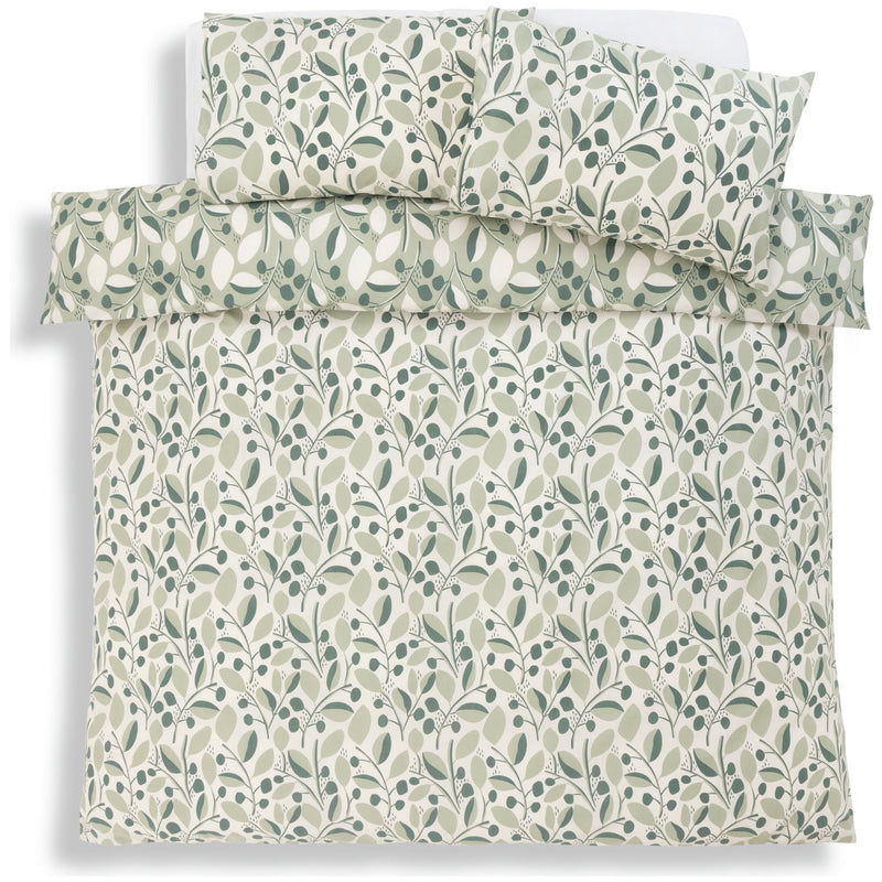 Argos Home Modern Scandi Floral Green bedding set Single - British product