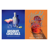 Absolut Cocktails and World Cocktail Atlas books hardback, imported from the UK
