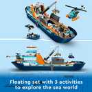 LEGO City Arctic Explorer Ship toy set, UK version