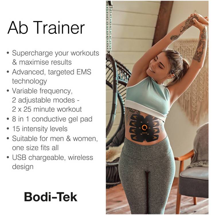 Bodi-Tek Core Ab Trainer EMS fitness device, imported from the UK