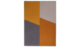 Argos Home geometric rug mustard cut pile 120x170cm - British product