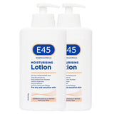 Costco UK E45 Moisturising Lotion 2 x 500ml- Buy online at McGrocer