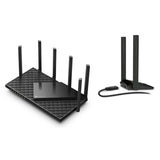 TP-Link Archer AXE75 router and Archer TX20U adapter bundle, imported from the UK