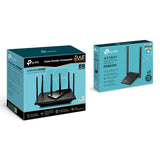 TP-Link Archer AXE75 router and Archer TX20U adapter bundle, imported from the UK