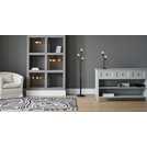Argos Home Curico 3-light flush ceiling light in black - British product