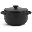 Habitat stoneware mini casserole dish black 0.31L, UK version