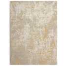 Habitat Distressed Abstract Gold Flatweave Rug 120x170cm, UK version