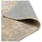 Habitat Distressed Abstract Gold Flatweave Rug 120x170cm, UK version