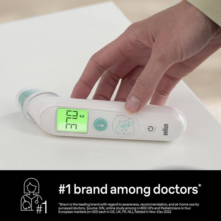 Braun TempleSwipe forehead thermometer BST200 (British brand)