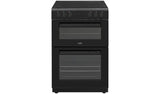 Argos Bush Double Oven Electric Cooker Black 60cm- Buy online at McGrocer